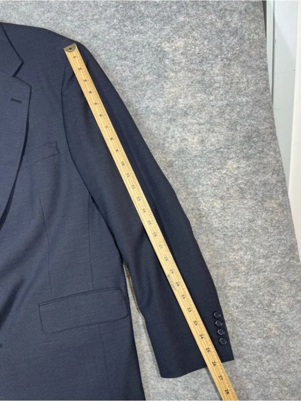 Jos. A. Bank Wool Blazer Gray Classic Career Business Formal Sport Coat Suit
